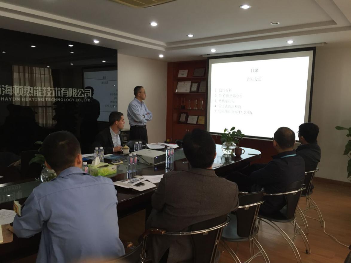 法國Sermeta訪海頓—交流全預(yù)混冷凝技術(shù)